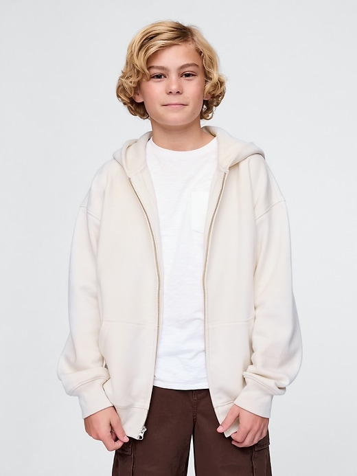 Image number 1 showing, Kids Vintage Soft Zip Hoodie