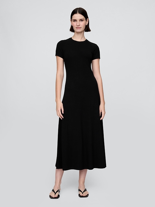 Image number 1 showing, Knit Jersey Maxi Dress