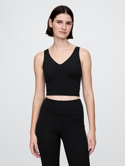 Image number 1 showing, GapFit Lightweight Performance V-Neck Brami