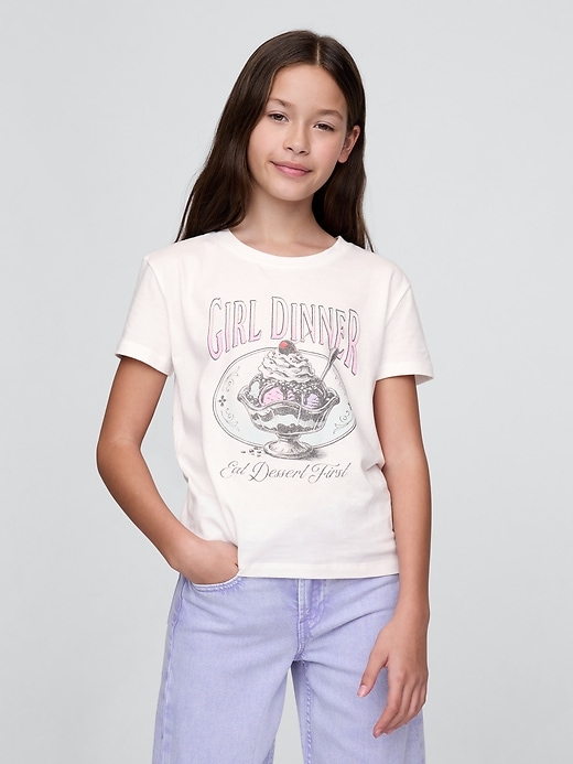 Image number 1 showing, Kids Relaxed Graphic T-Shirt