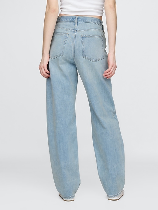 Image number 5 showing, High Rise Barrel Jeans