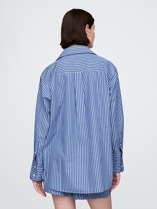 Image number 2 showing, Organic Cotton Poplin Big Shirt