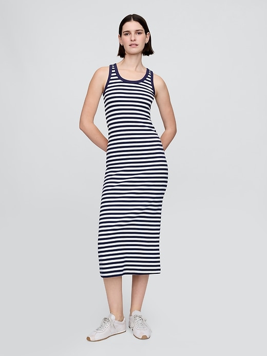 Image number 1 showing, Rib Midi Dress