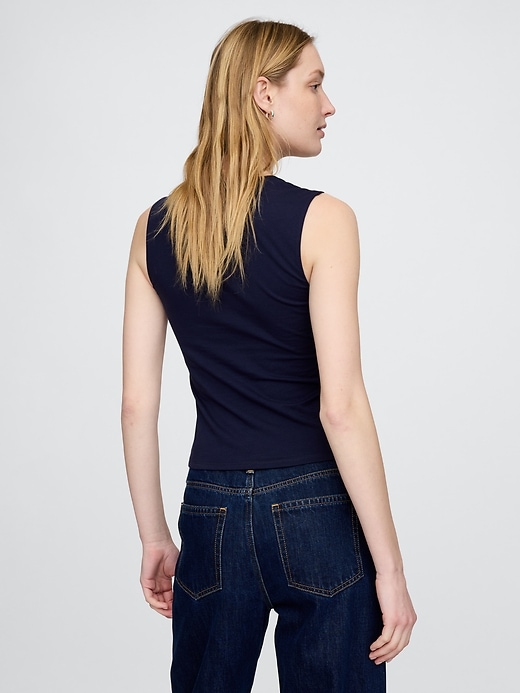 Image number 2 showing, CloseKnit Jersey Square-Neck Top