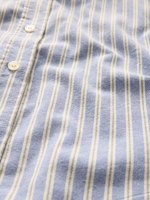 Image number 4 showing, Organic Cotton Oxford Cropped Big Shirt