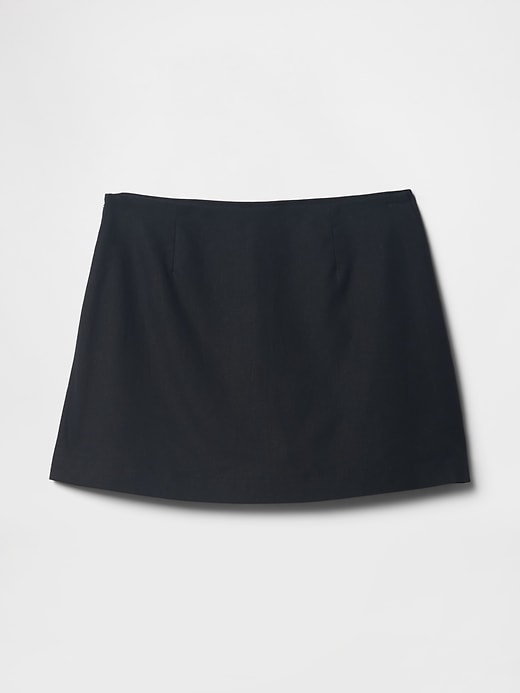 Image number 5 showing, Linen-Blend Mini Skort