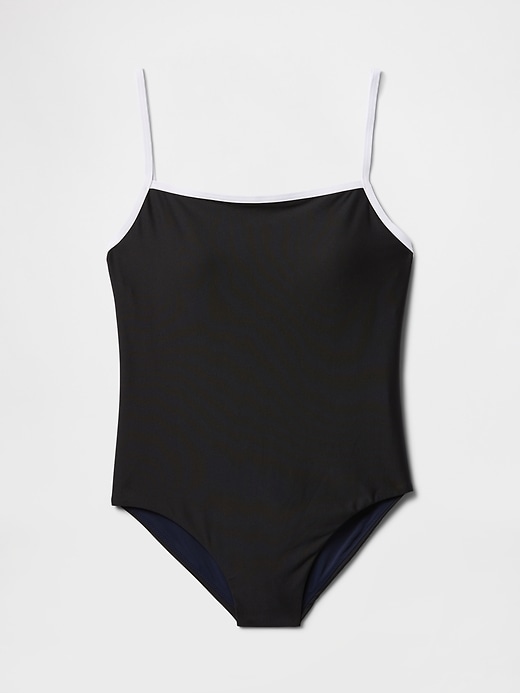 Image number 3 showing, Square-Neck One-Piece Swimsuit