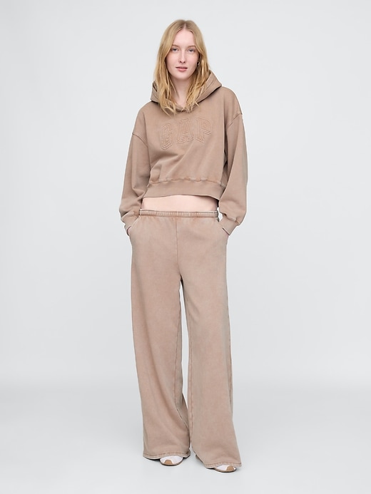 Image number 1 showing, VintageSoft Baggy Wide-Leg Sweatpants