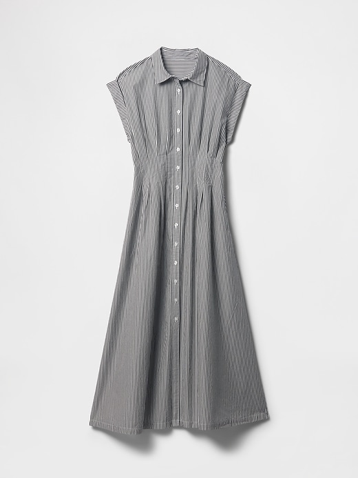 Image number 5 showing, Poplin Midi Shirtdress