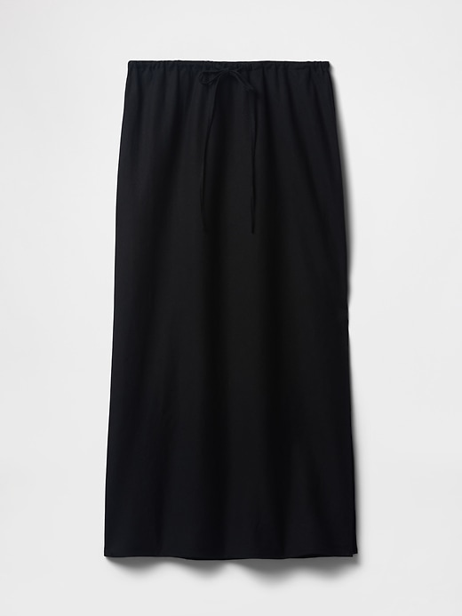 Image number 5 showing, Linen-Blend Midi Skirt