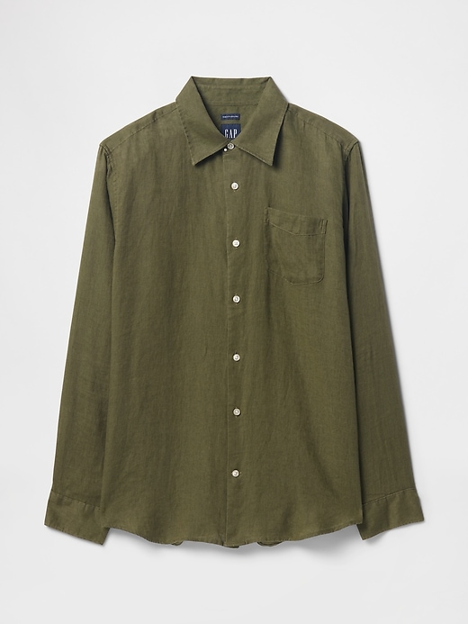 Image number 5 showing, 100% Linen Classic Shirt