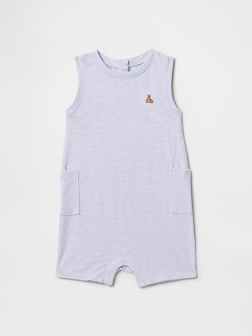 Image number 1 showing, Baby Organic Cotton Shorty One-Piece