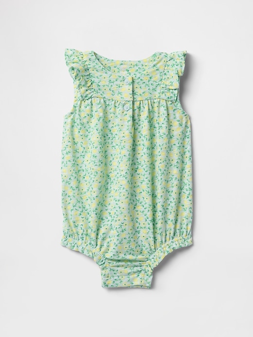 Image number 1 showing, Baby Ruffle Shorty One-Piece