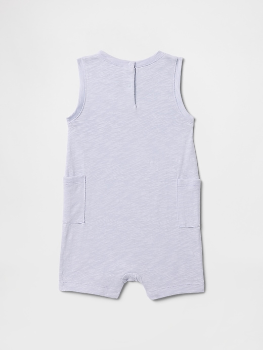 Image number 2 showing, Baby Organic Cotton Shorty One-Piece