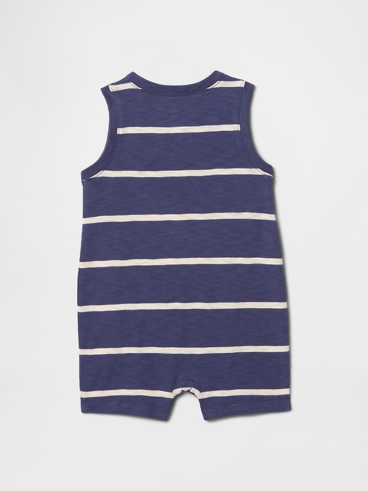 Image number 2 showing, Baby Organic Cotton Shorty One-Piece