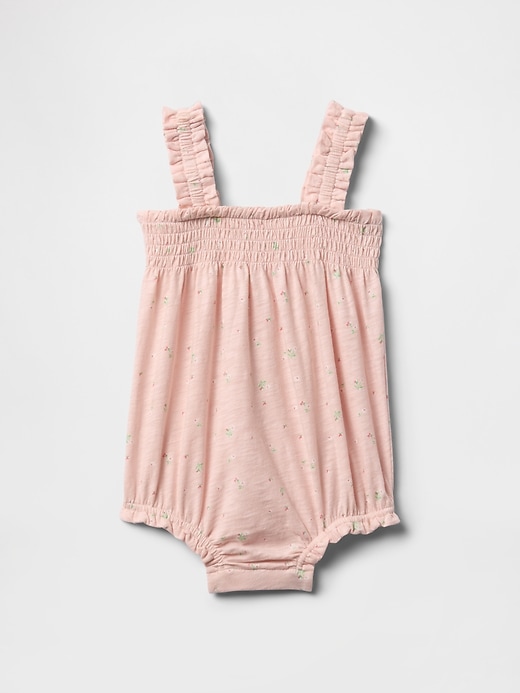 Image number 2 showing, Baby Smocked Shorty One-Piece