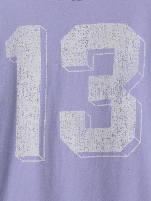 Image number 4 showing, Kids Tunic Varsity Graphic T-Shirt