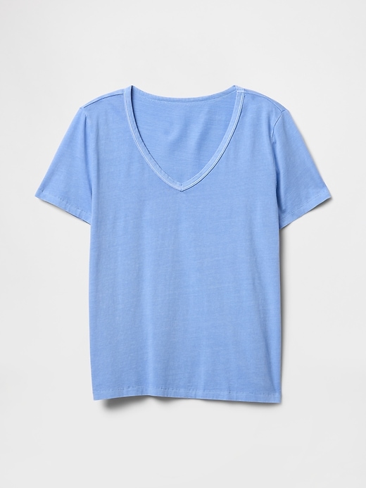 Image number 4 showing, Organic Cotton VintageSoft V-Neck T-Shirt