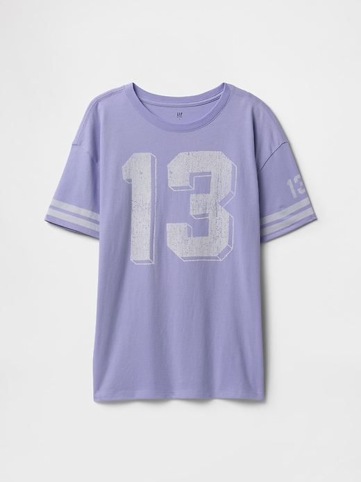 Image number 2 showing, Kids Tunic Varsity Graphic T-Shirt