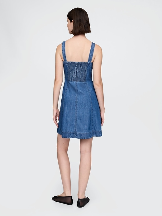 Image number 2 showing, Denim Mini Dress