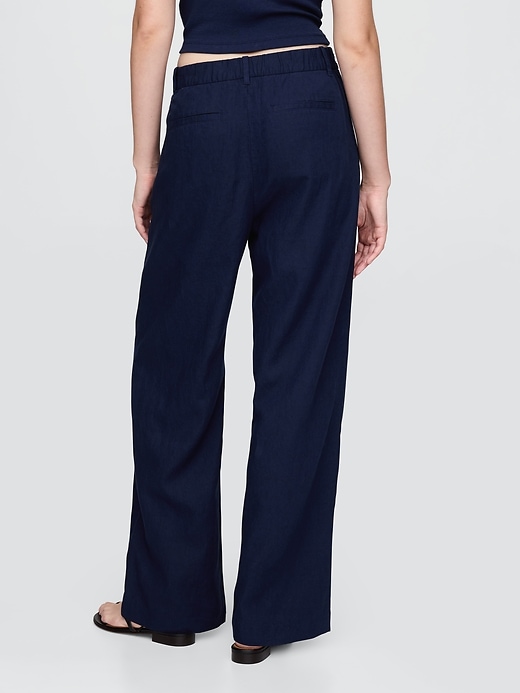 Image number 5 showing, 365 High Rise Linen-Blend Trousers