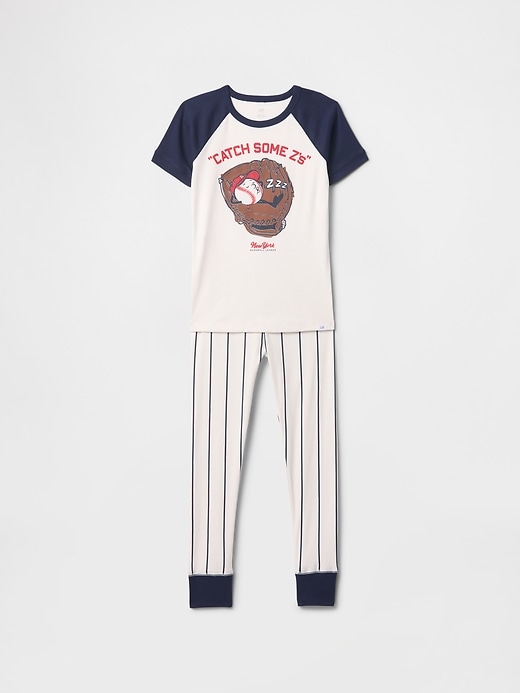 Image number 1 showing, Kids Organic Brushed Cotton PJ Set