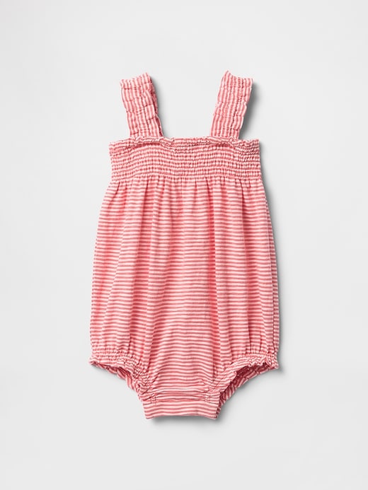 Image number 1 showing, Baby Smocked Shorty One-Piece