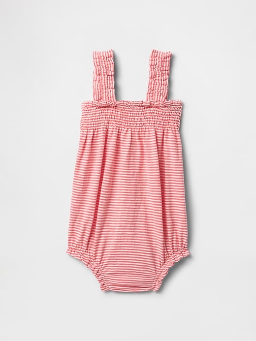 Image number 2 showing, Baby Smocked Shorty One-Piece