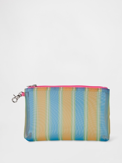 Image number 1 showing, Mesh Zip Pouch Bag