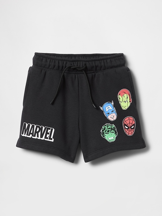 Image number 1 showing, Baby & Toddler VintageSoft Marvel Sweat Shorts