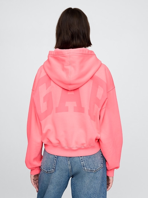 Image number 3 showing, VintageSoft Arch Logo Cropped Hoodie