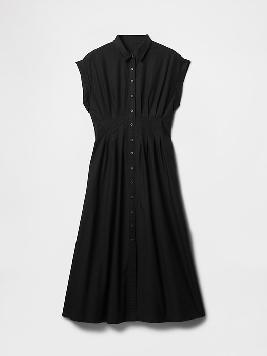 Image number 5 showing, Poplin Midi Shirtdress