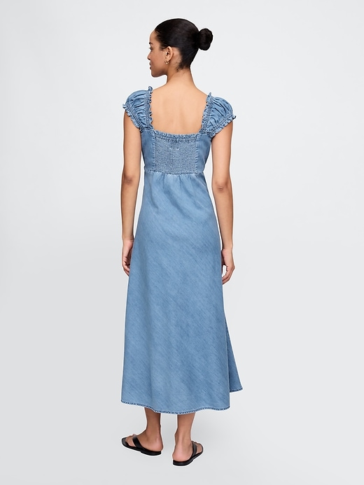 Image number 2 showing, Denim Maxi Dress