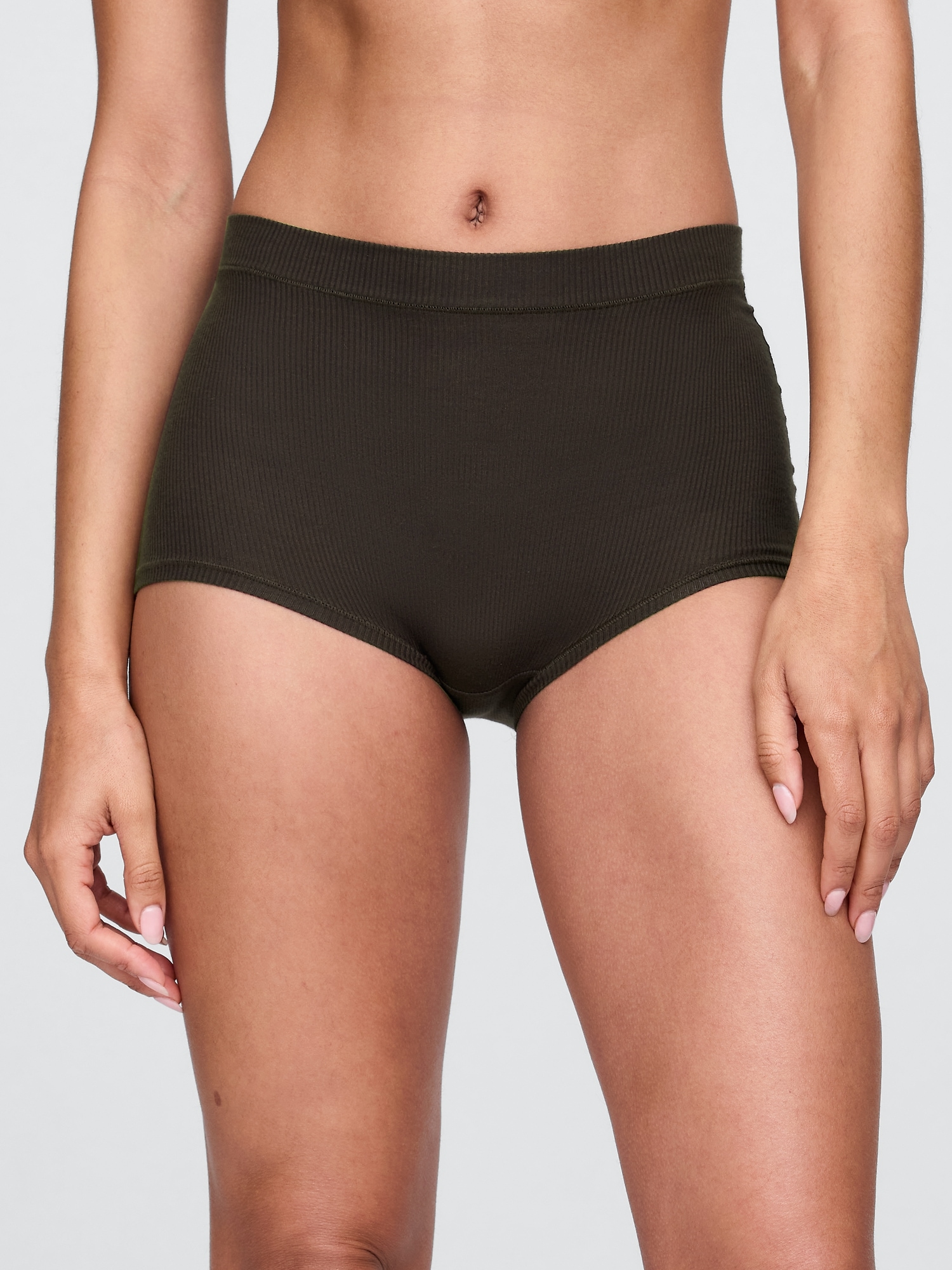 High Rise Modal Rib Shorty