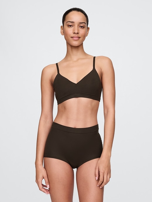 Image number 1 showing, Modal Rib Triangle Bralette