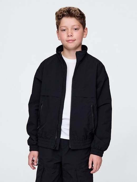 Image number 1 showing, Kids Ripstop Nylon Windbreaker