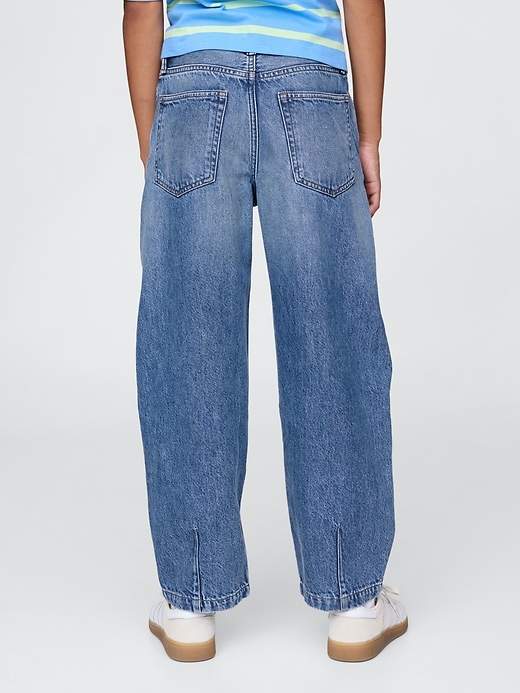 Image number 4 showing, Kids Baggy Barrel Jeans