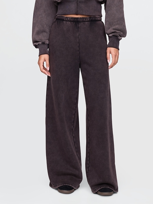 Image number 2 showing, VintageSoft Baggy Wide-Leg Sweatpants