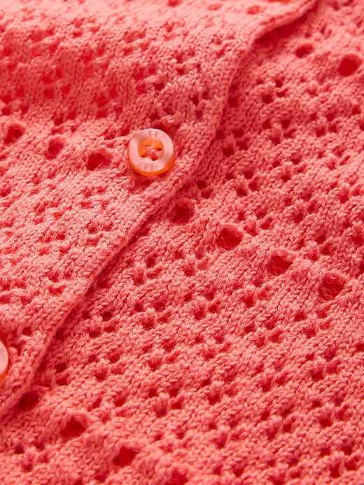 Image number 5 showing, Girls Pointelle Cardigan