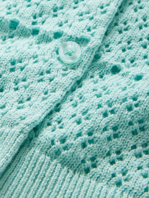 Image number 5 showing, Girls Pointelle Cardigan