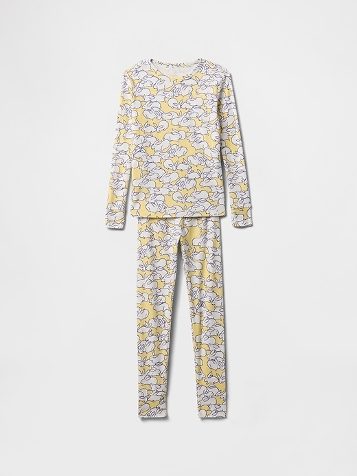 Image number 3 showing, Kids Organic Brushed Cotton PJ Set