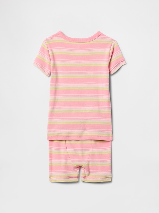 Image number 2 showing, Baby & Toddler Organic Ribbed Cotton PJ Set