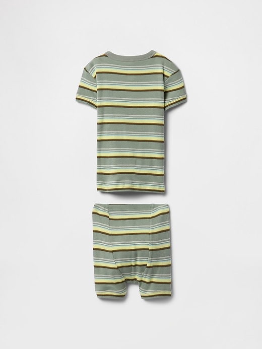 Image number 2 showing, Baby & Toddler Organic Ribbed Cotton PJ Set