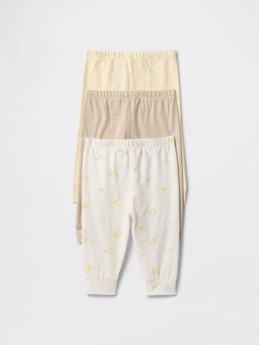 Image number 2 showing, Baby First Favorites Organic Cotton Pull-On Pants (3-Pack)