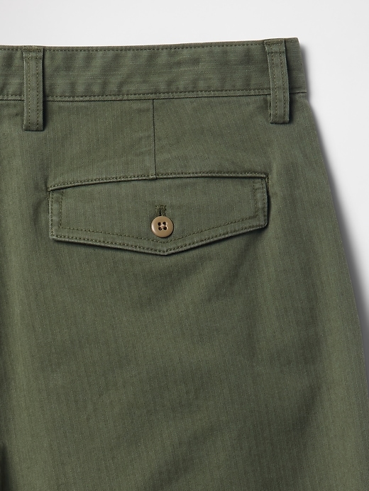 Image number 5 showing, '90s Loose Herringbone Khakis