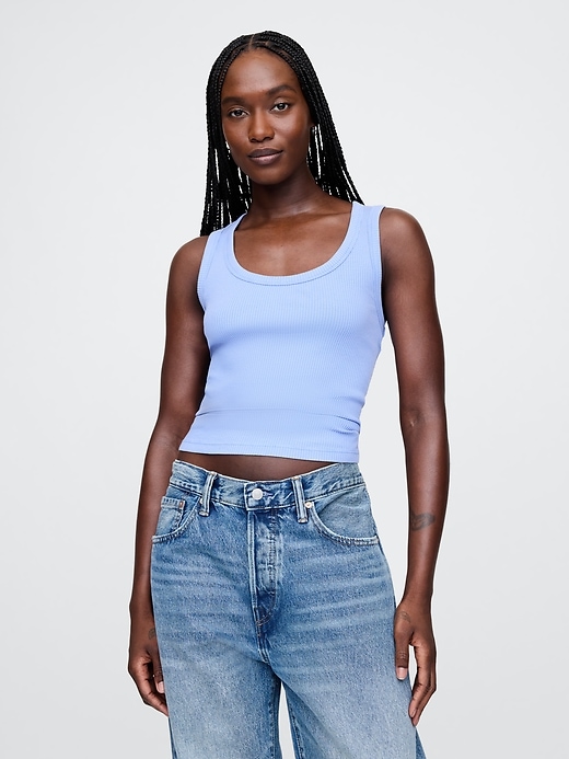 Image number 1 showing, Rib Scoop Tank Top