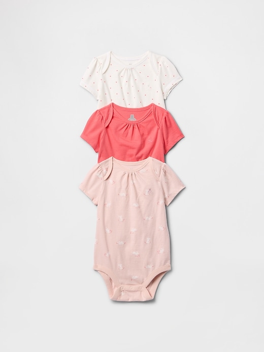 Image number 1 showing, Baby First Favorites Organic Cotton Bodysuit (3-Pack)