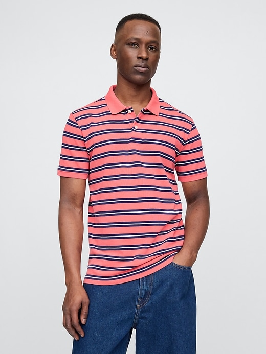 Image number 1 showing, Pique Polo Shirt