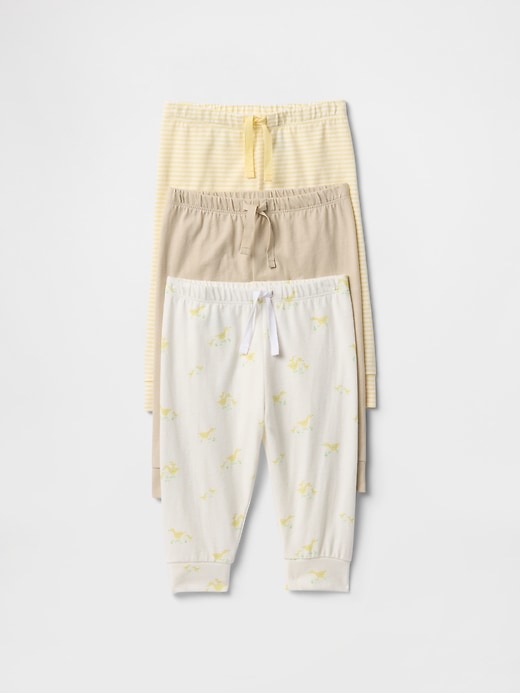 Image number 1 showing, Baby First Favorites Organic Cotton Pull-On Pants (3-Pack)