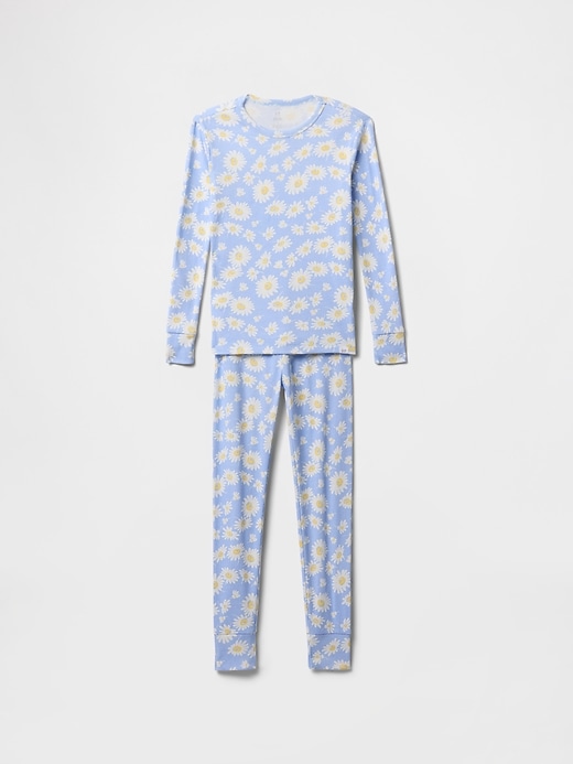 Image number 1 showing, Kids Organic Brushed Cotton PJ Set